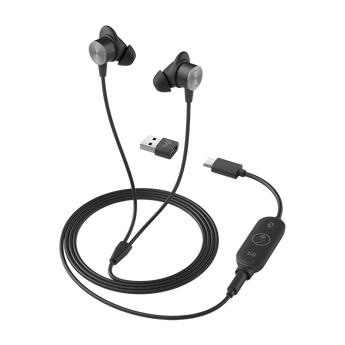 Logitech Zone Wired Earbuds Microsoft Teams