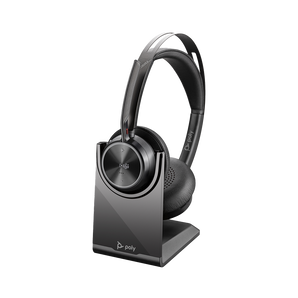 HP Poly Voyager Focus 2 MS-Headset + USB-C/A-Adapter + Ständer