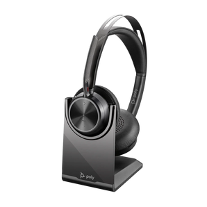 Poly Voyager Focus 2 UC with desk charger