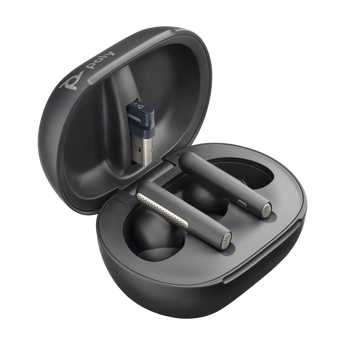 Poly Voyager Free 60+ Smart Charge Case USB-A Teams Black