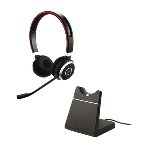 Jabra Evolve 65 SE UC Stereo Headset with Stand