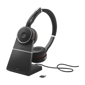 Jabra Evolve 75 SE UC Stereo Headset Link380a with Stand