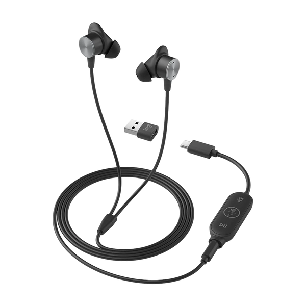 Logitech Zone Wired Earbuds Microsoft Teams