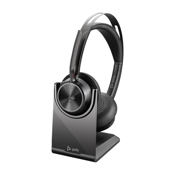 Poly Voyager Focus 2 MS with desk charger