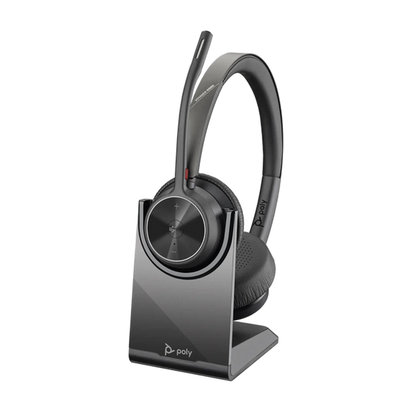Poly Voyager 4320-M Stereo with stand – Telecomhunter