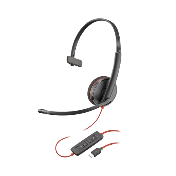 Poly Blackwire C3210 USB-C + USB-A