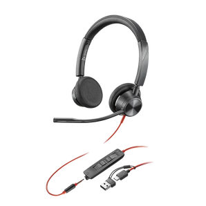 HP Poly Blackwire 3325 USB-C/A Headset
